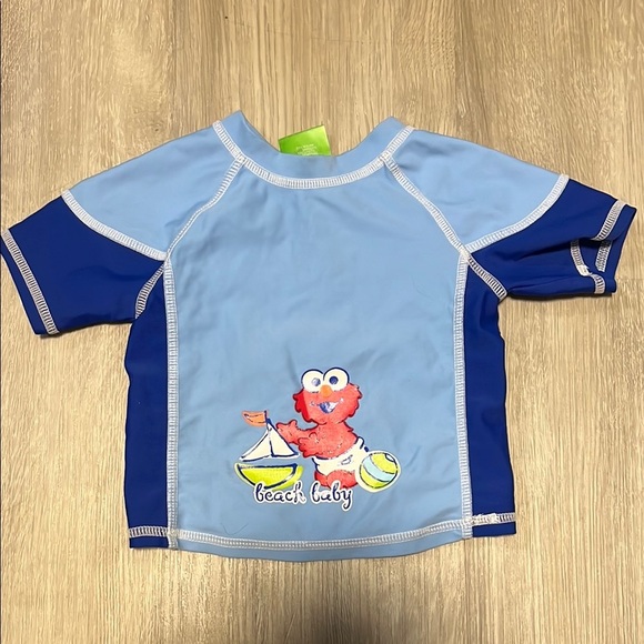 Kids Blue Swim Shirt - Picture 1 of 1